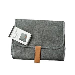 Infant Baby Foldable Travel Changing Wallet Pad Grey NWT